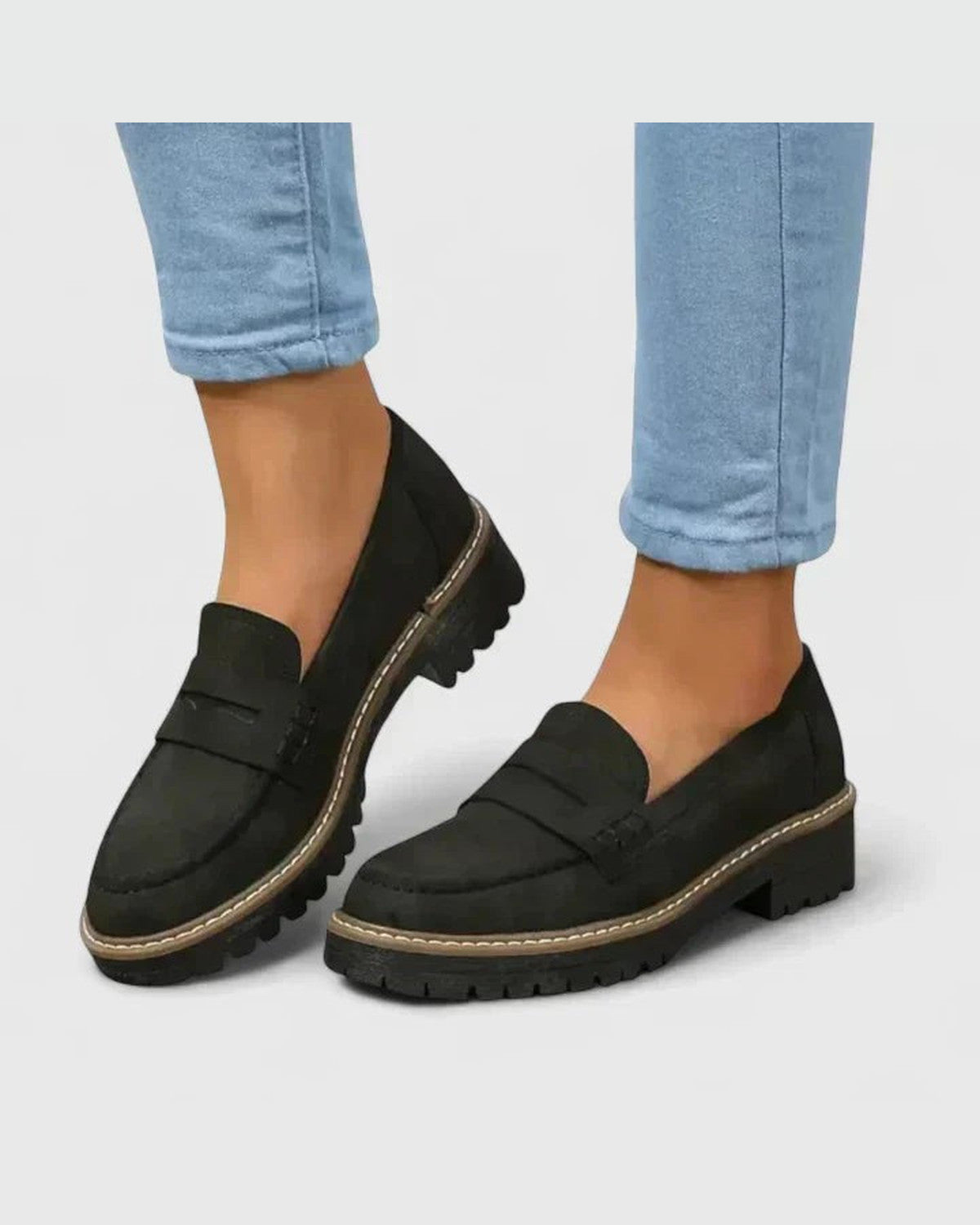 Antonia Orthopaedic Loafers for Women - Summer Loafers - Black