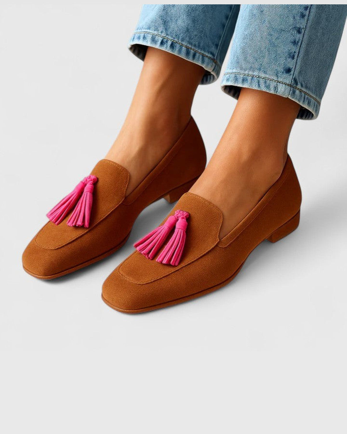Ashley Comfort Loafers for Women - Summer Loafers - Brown