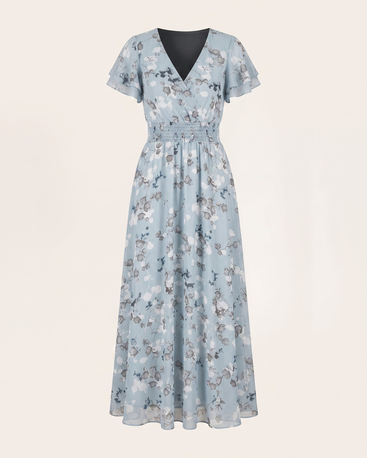 Elowen floral maxi dress packshot