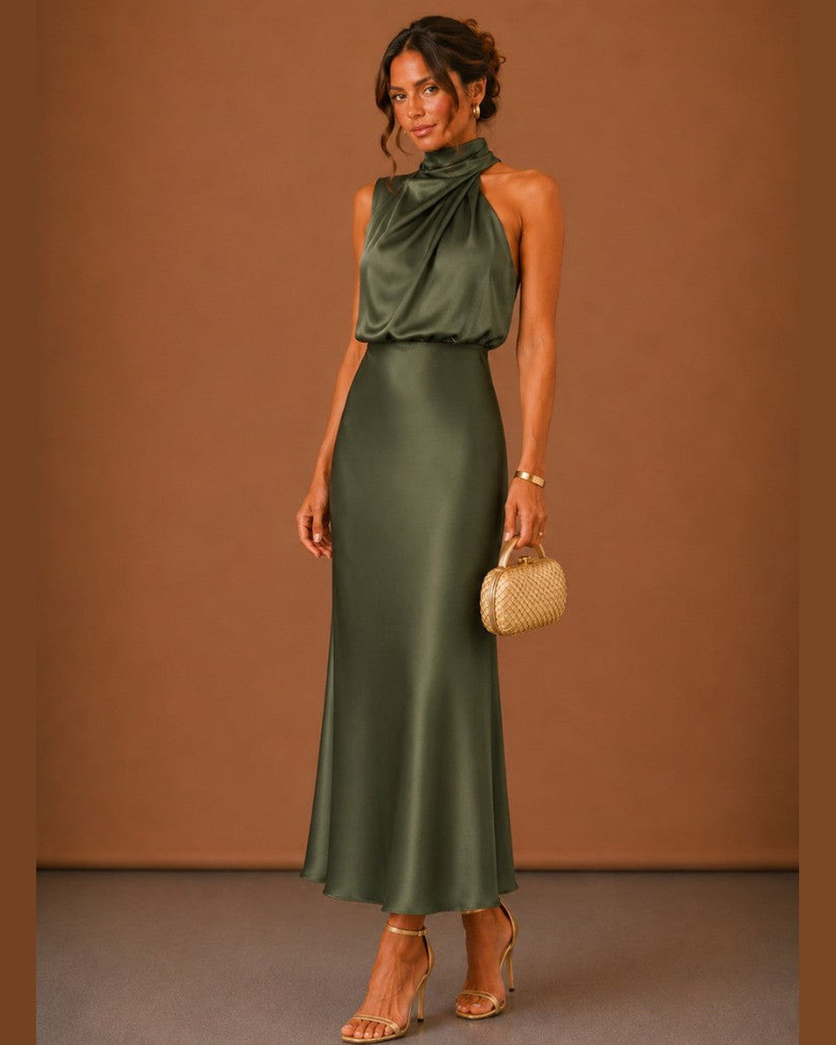 Lilian Maxi Dress for Women - Summer Dress - Green