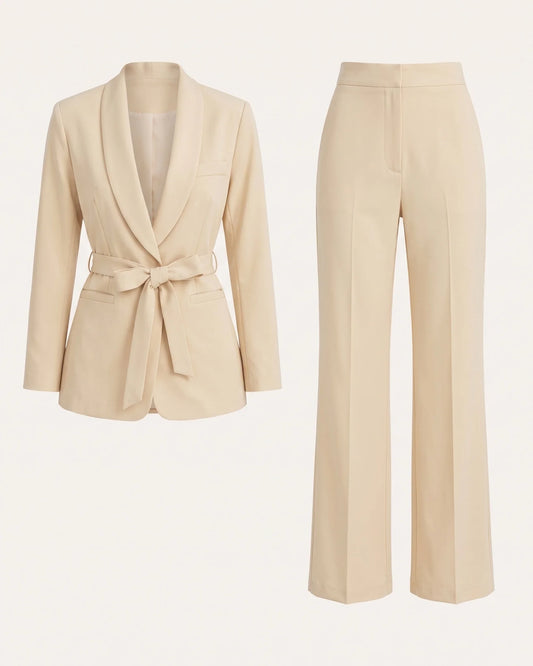 Hazel Belted Two Piece Set — front clean