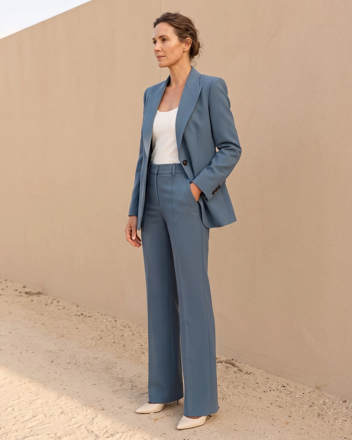 Imogen Peak Lapel Two Piece Set — front