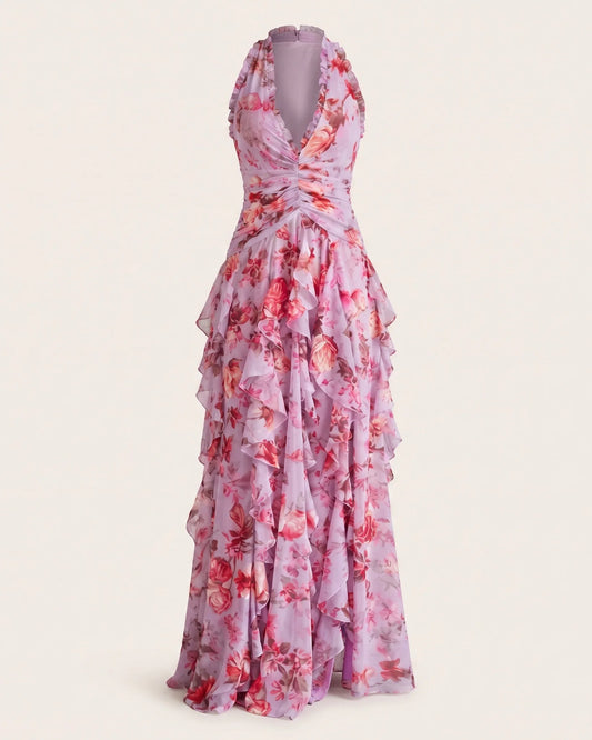 Maeve Floral Maxi Dress — front clean
