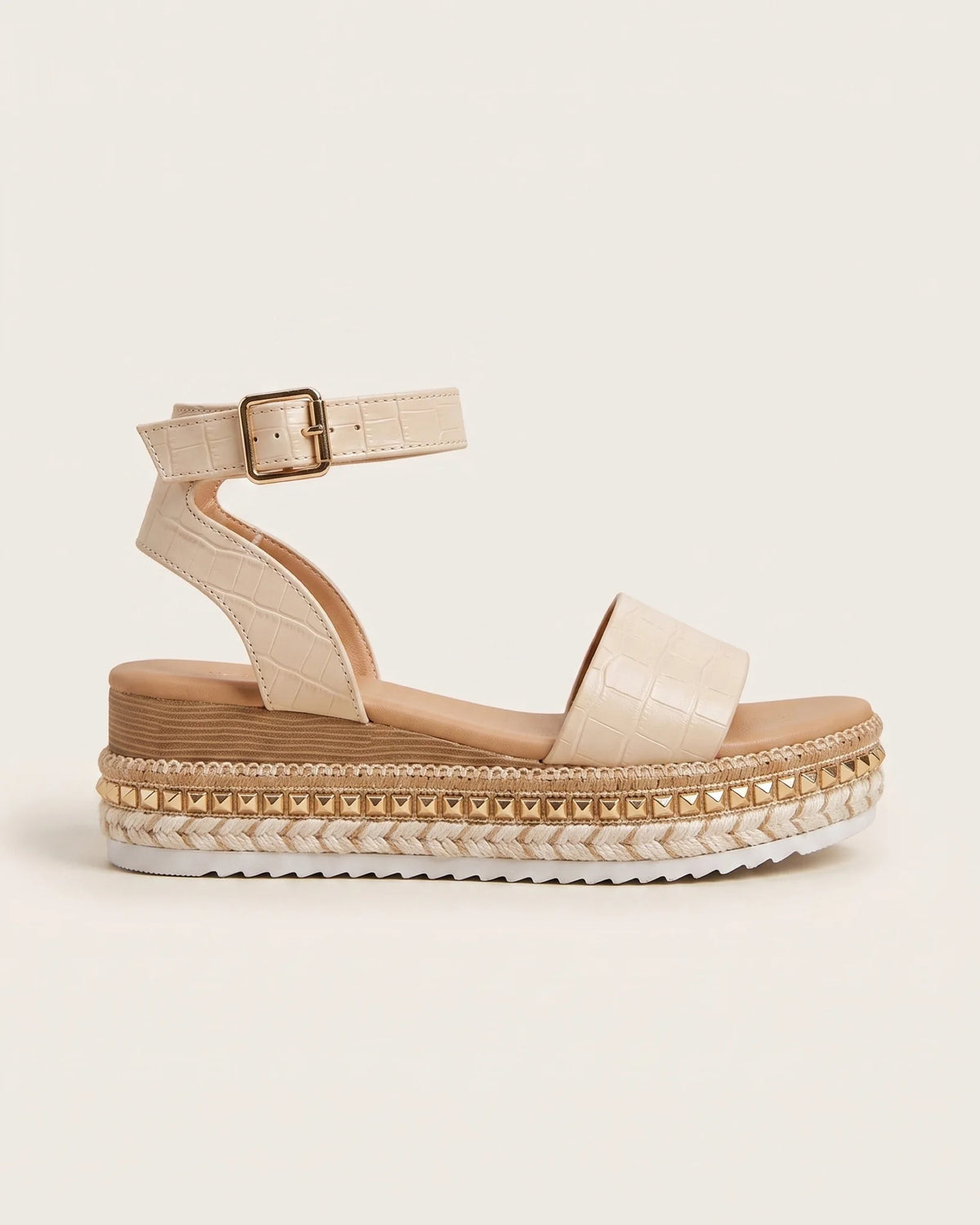 Nell Platform Ankle Strap Sandals — detail