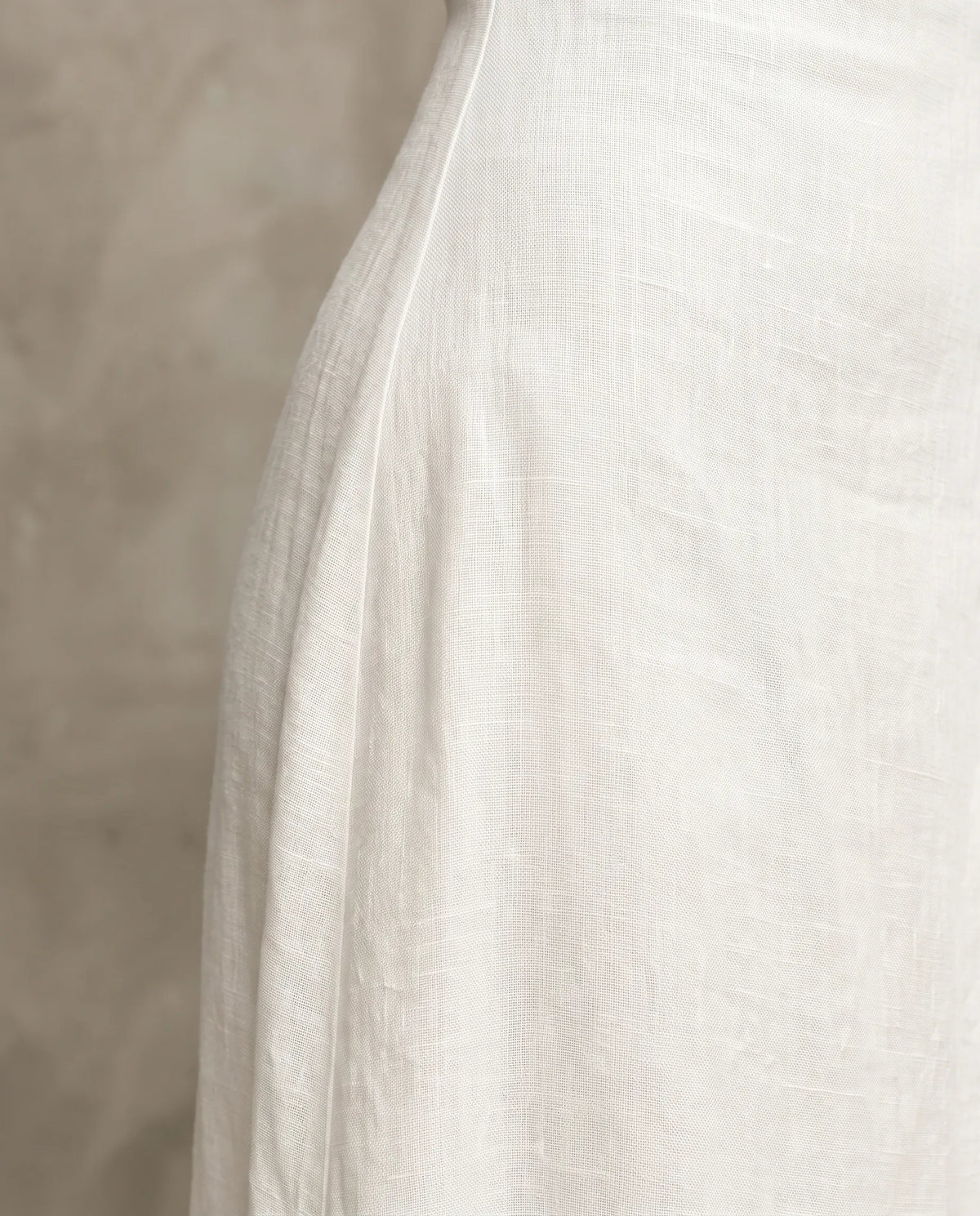 Adele Bohemian Dress — linen fabric detail