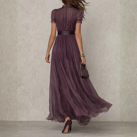 Elspeth High Neck Maxi Dress — back