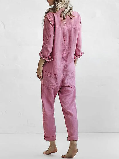 Jacinta Button Front Jumpsuit — back