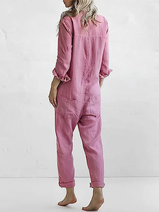 Jacinta Button Front Jumpsuit — back