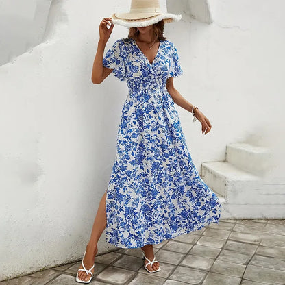 Johanne Floral Maxi Dress — front