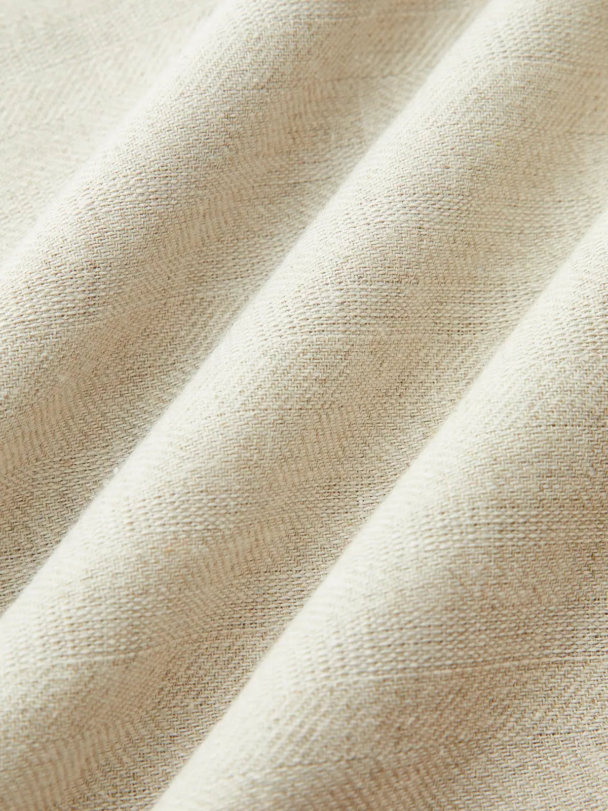 Quenby Wide Leg Trousers – Khaki – fabric detail